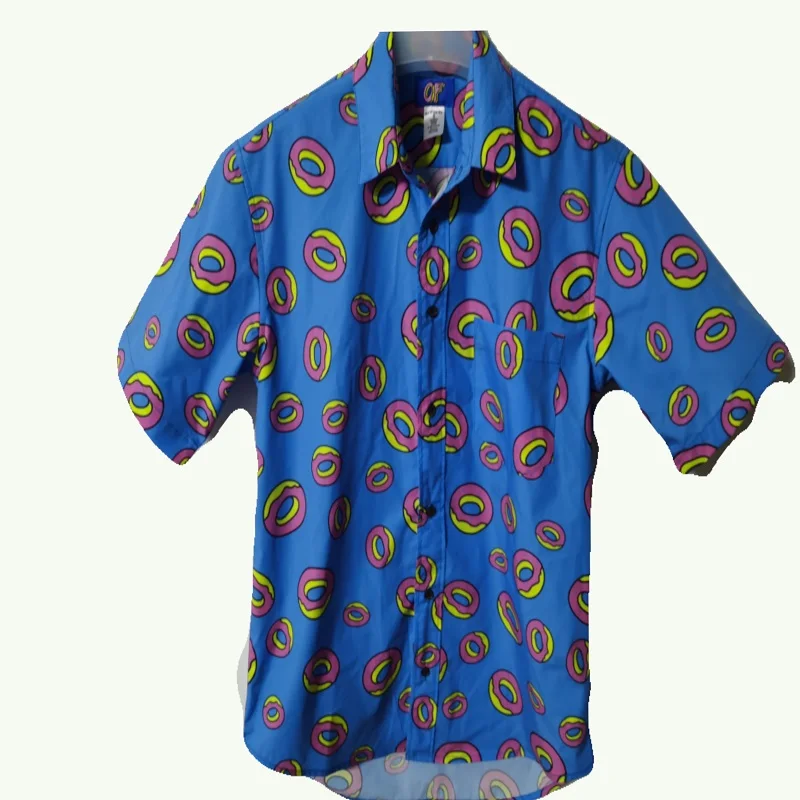 New Men golf doughnut Le Fleur Tyler The Creator Cotton Casual Shirts Shirt high quality Pocket Short-sleeves Top S 2XL #G04
New Men golf doughnut Le Fleur Tyler The Creator Cotton Casual Shirts Shirt high quality Pocket Short-sleeves Top S 2XL #G04