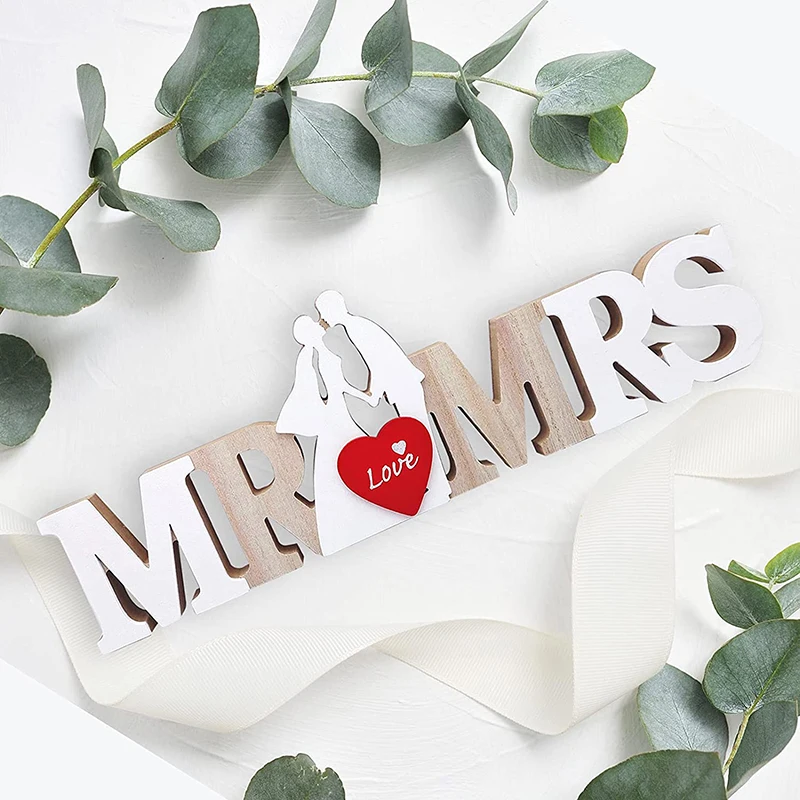 Small Wooden Mr And Mrs Signs for Wedding Table Sweetheart Party Photo Props Dinner Table Desktop Ornaments Decoration
Small Wooden Mr And Mrs Signs for Wedding Table Sweetheart Party Photo Props Dinner Table Desktop Ornaments Decoration