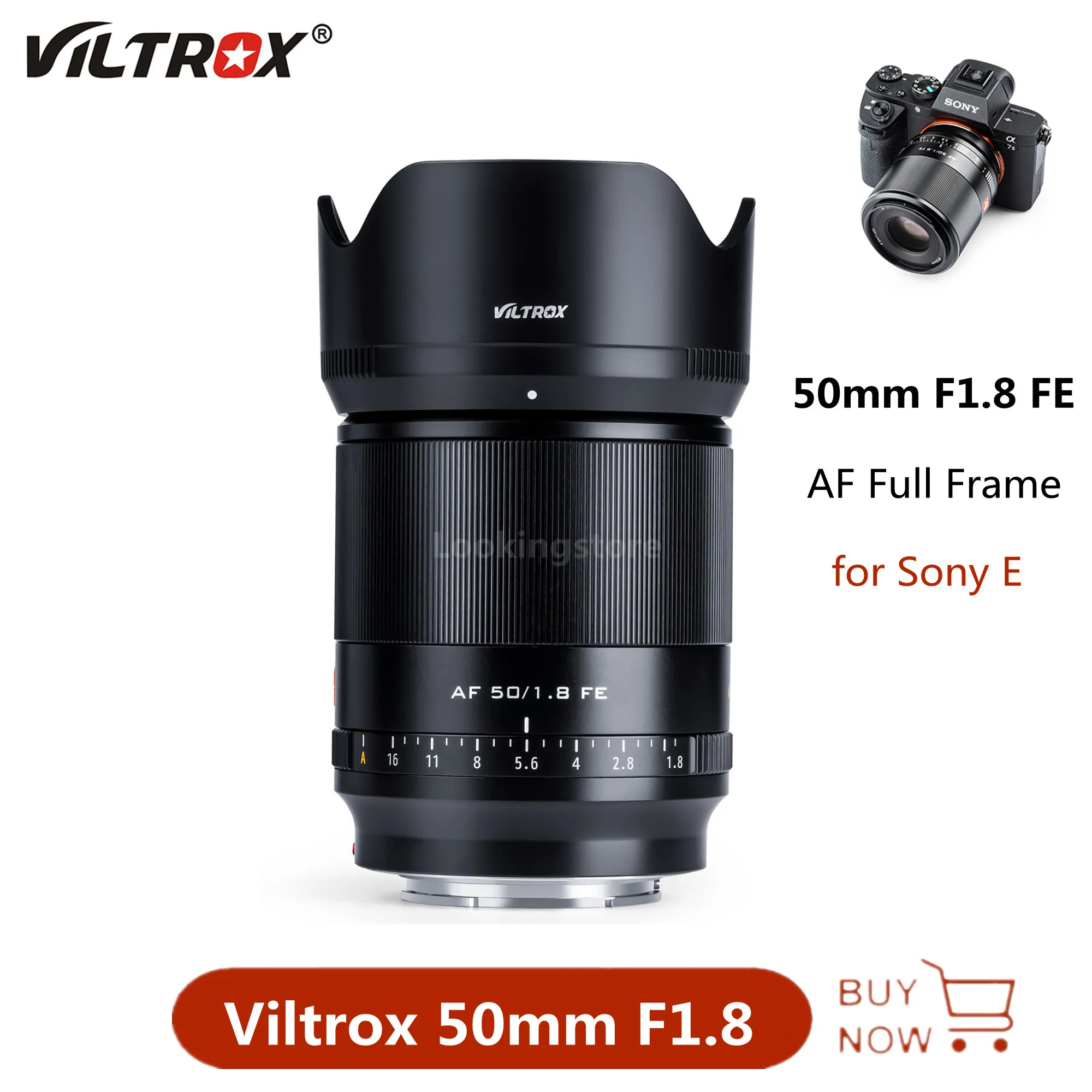 Viltrox 50 мм F1.8 FE AF Автофокус полная Рамка Прайм Большая диафрагма Портретные линзы для Sony E Mount Camera
Viltrox 50 мм F1.8 FE AF Автофокус полная Рамка Прайм Большая диафрагма Портретные линзы для Sony E Mount Camera