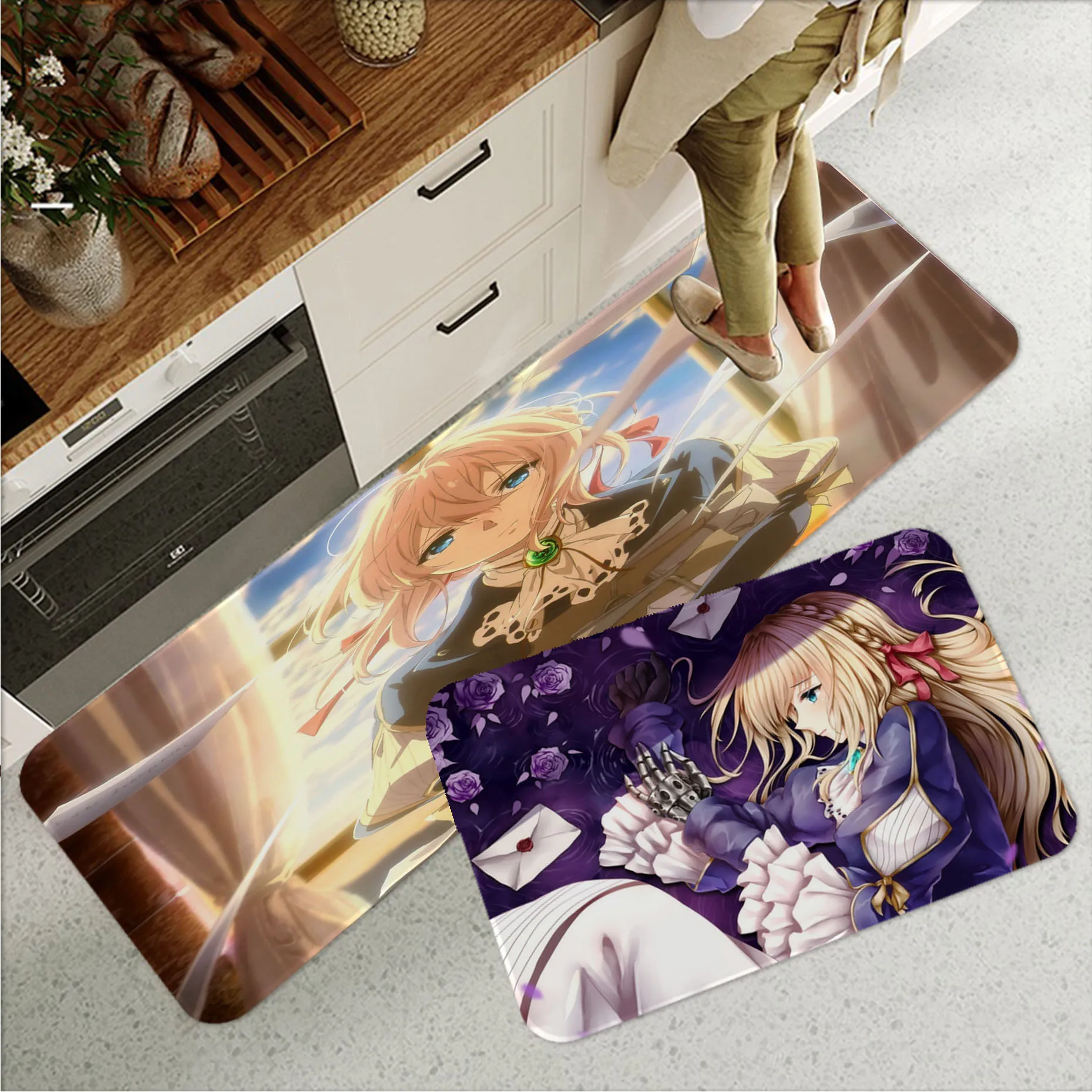 Violet Evergarden Room Mats INS Style Soft Bedroom Floor House Laundry Room Mat Anti-skid Bedside Area Rugs
Violet Evergarden Room Mats INS Style Soft Bedroom Floor House Laundry Room Mat Anti-skid Bedside Area Rugs