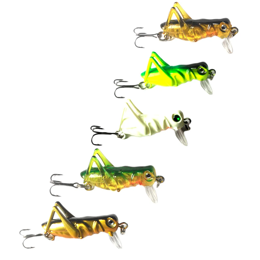5 Artificial Grasshopper Freshwater Baits for Luring Grass Carp ( Luminous Color Green Black Yellow ) Lures
5 Artificial Grasshopper Freshwater Baits for Luring Grass Carp ( Luminous Color Green Black Yellow ) Lures
