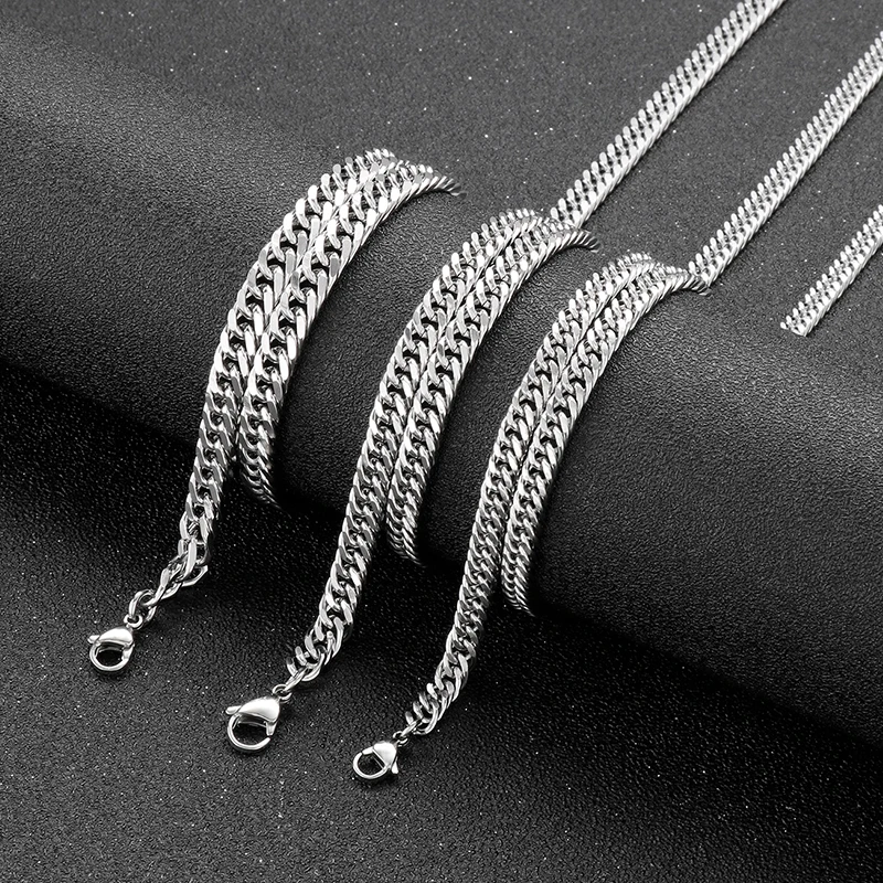 5mm/6mm/7mm Width Cuban Chain 316L Stainless Steel Long Necklaces for Men's Hip Hop Collar Charm Choker Male Jewelry
5mm/6mm/7mm Width Cuban Chain 316L Stainless Steel Long Necklaces for Men's Hip Hop Collar Charm Choker Male Jewelry