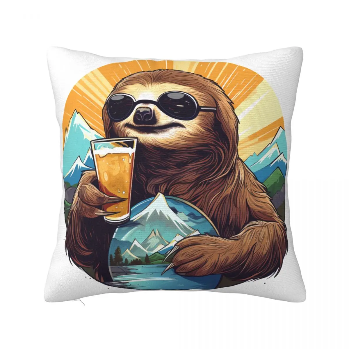 Sloth Pillow Case Sky Landscape Glasses Soft Polyester Pillowcase Home Decor Zipper Spring Cover
Sloth Pillow Case Sky Landscape Glasses Soft Polyester Pillowcase Home Decor Zipper Spring Cover