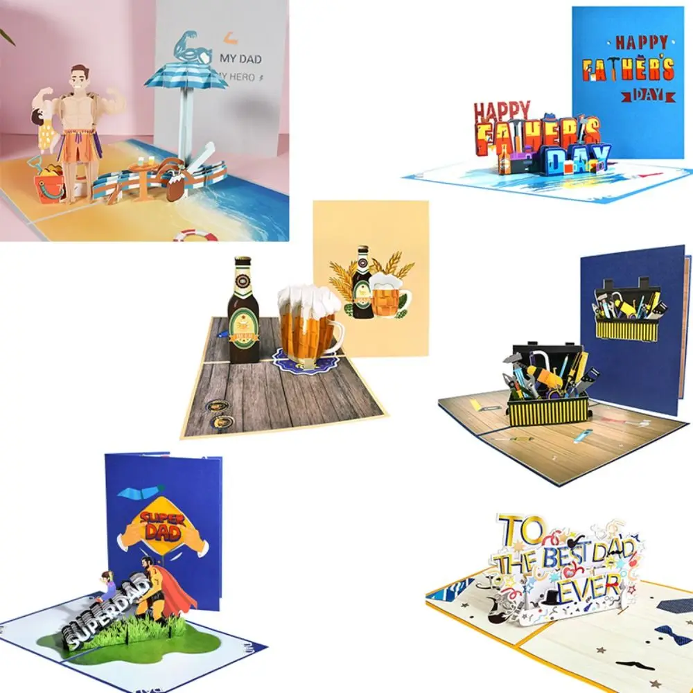 Birthday For Dad Pop-Up Holiday Gift Handmade Gift Happy Fathers Day Card 3D Stereo Greeting Card
Birthday For Dad Pop-Up Holiday Gift Handmade Gift Happy Fathers Day Card 3D Stereo Greeting Card