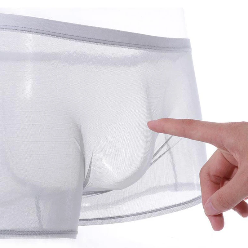 Ultra-thin Mens Underwear Mens Transparent Boxershorts Male Mesh Slips Hombre Panties Boxer Shorts Comfortable Men's Underpants
Ultra-thin Mens Underwear Mens Transparent Boxershorts Male Mesh Slips Hombre Panties Boxer Shorts Comfortable Men's Underpants