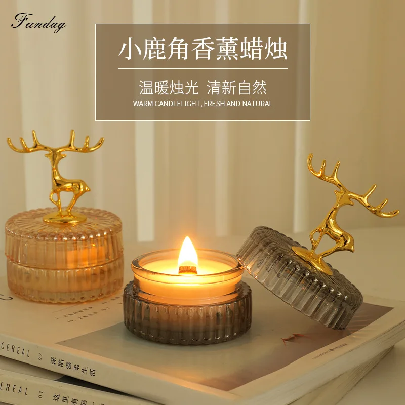 Deer Antler Aromatherapy Candle Cup Christmas Decoration Home Fragrance Candle Valentine's Day Gift Souvenir
Deer Antler Aromatherapy Candle Cup Christmas Decoration Home Fragrance Candle Valentine's Day Gift Souvenir