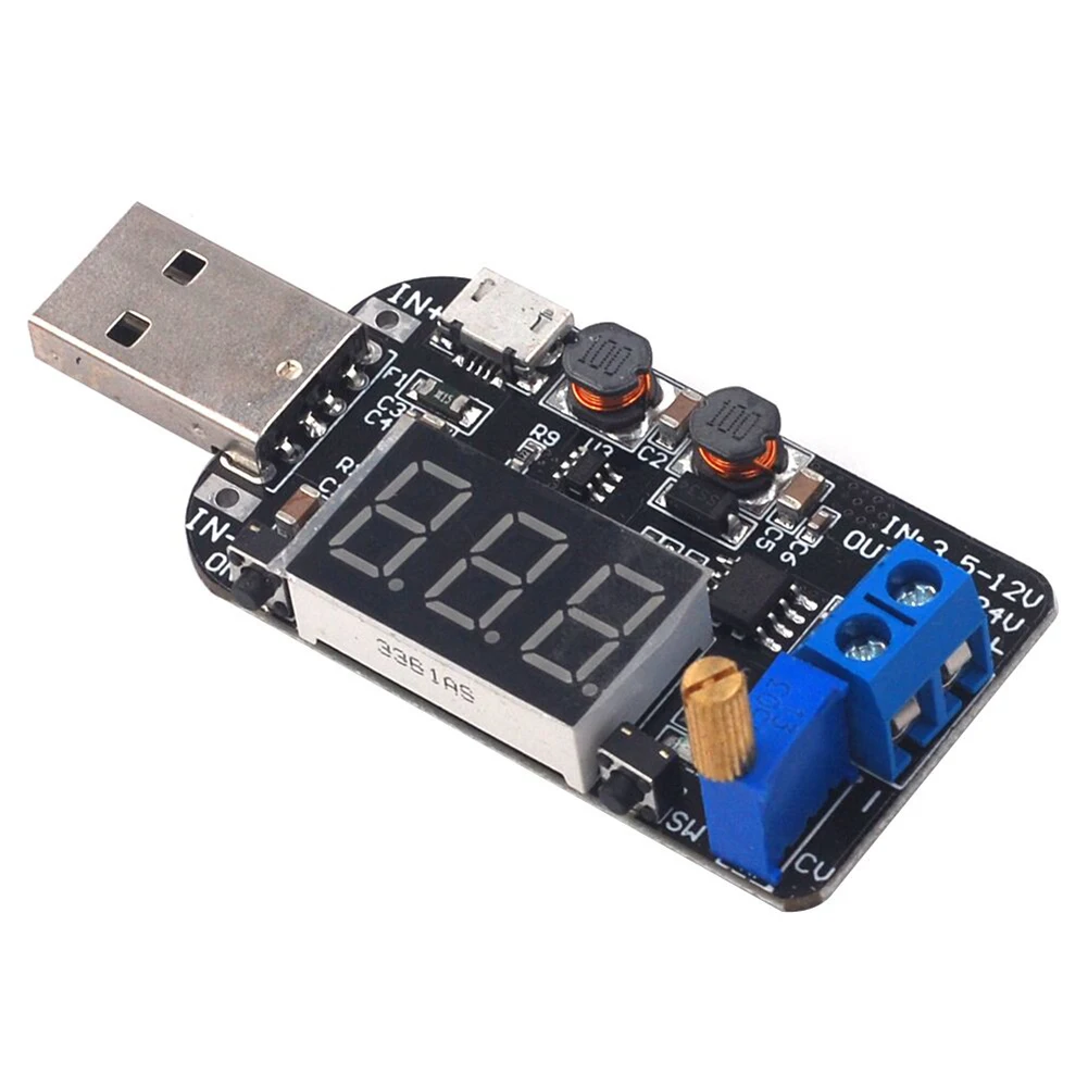 3 Вт с текущим USB Micro USB от 5 В до 3,3 В, 9 В, 12 В, 18 В, 24 В, регулируемый модуль регулятора напряжения, внешний дисплей
3 Вт с текущим USB Micro USB от 5 В до 3,3 В, 9 В, 12 В, 18 В, 24 В, регулируемый модуль регулятора напряжения, внешний дисплей