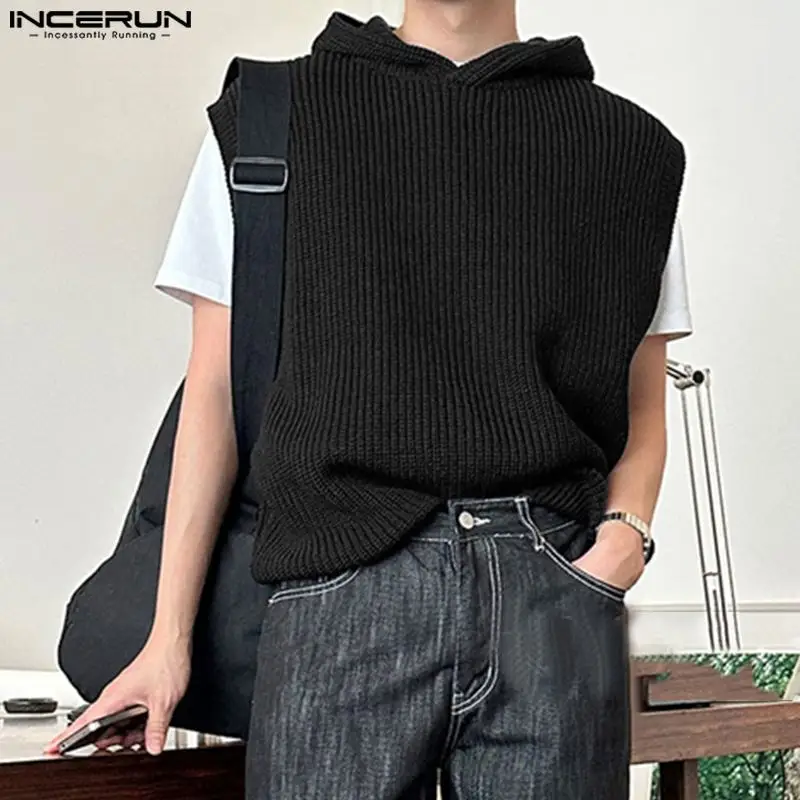 INCERUN Tops 2023 Handsome New Men's Solid Layered Design Loose Hooded Vests Casual Streetwear Solid Coarse Knit Waistcoat S-5XL
INCERUN Tops 2023 Handsome New Men's Solid Layered Design Loose Hooded Vests Casual Streetwear Solid Coarse Knit Waistcoat S-5XL