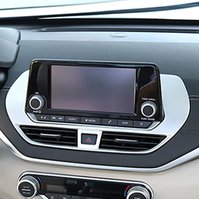 For Nissan Altima 2019 - 2021 Carbon Fiber Color Dashboard Multimedia Media Screen Trims Cover Surrounds Accessories
For Nissan Altima 2019 - 2021 Carbon Fiber Color Dashboard Multimedia Media Screen Trims Cover Surrounds Accessories