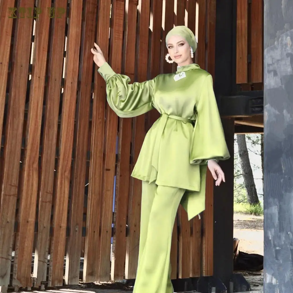 Eid Mubarak Kaftan Dubai Abaya Turkey Muslim Fashion Hijab Dress Sets Islam Clothing Abayas Islamic Prayer Clothes For Women
Eid Mubarak Kaftan Dubai Abaya Turkey Muslim Fashion Hijab Dress Sets Islam Clothing Abayas Islamic Prayer Clothes For Women