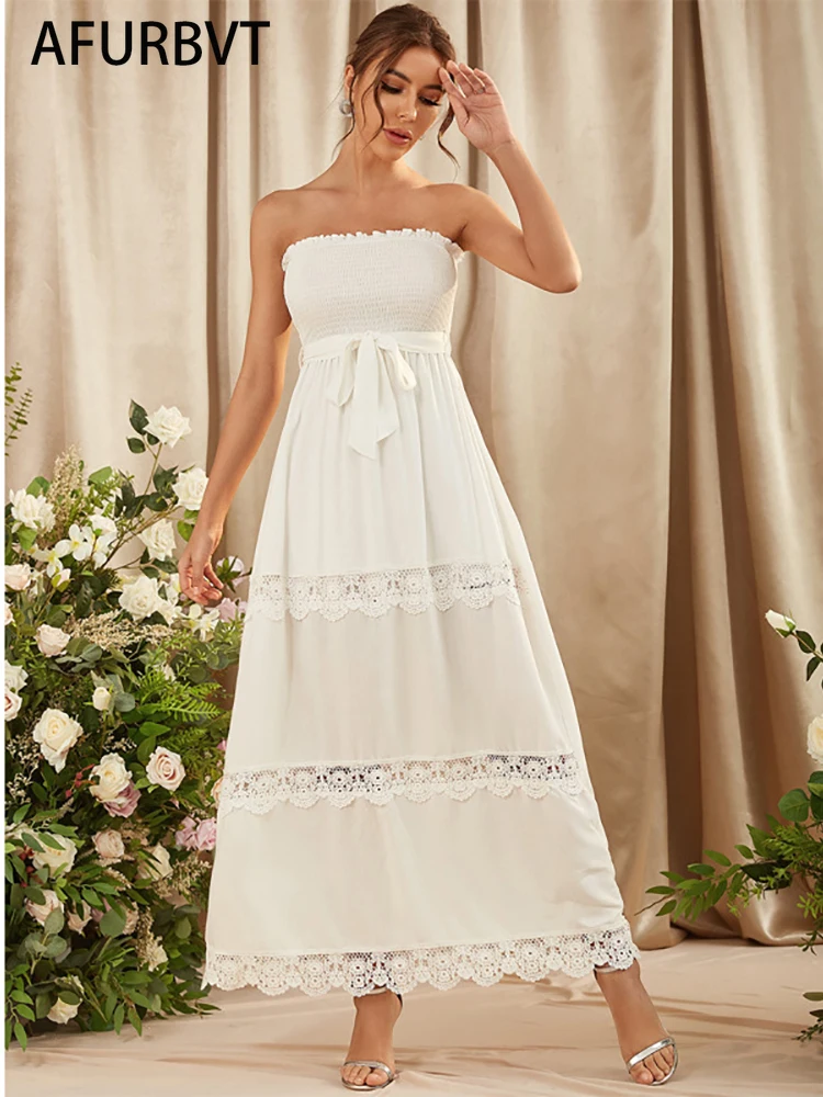 Strapless Sexy Dress for Women 2022 Club Wear White Sheath Wrap Slim Tube Dress Lady Mini Sleeveless Summer Dress
Strapless Sexy Dress for Women 2022 Club Wear White Sheath Wrap Slim Tube Dress Lady Mini Sleeveless Summer Dress
