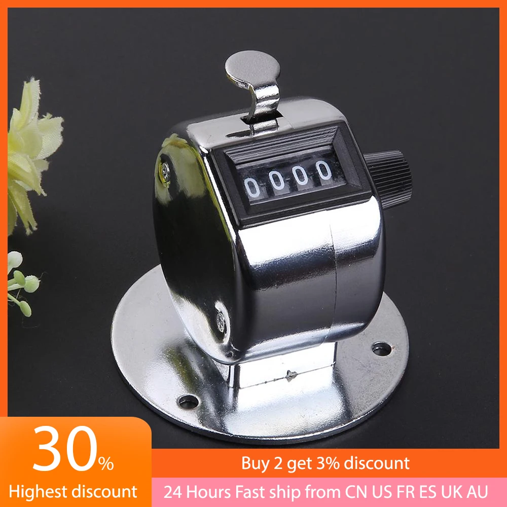 Digital Hand Tally Metal Counter 4 Digit Number Manual Counting Golf Clicker Gathering Buddha Kids Learn Counting Office Tools
Digital Hand Tally Metal Counter 4 Digit Number Manual Counting Golf Clicker Gathering Buddha Kids Learn Counting Office Tools