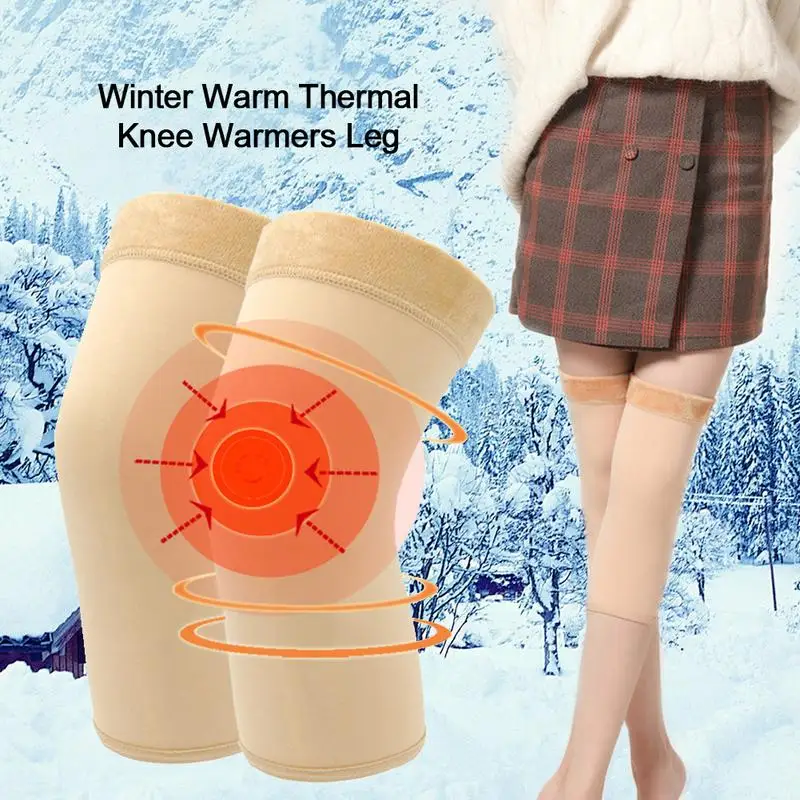 Winter Warm Thermal Knee Warmers Elastic Knitted Plush Knee Pads Protector For Winter Outdoor Cycling
Winter Warm Thermal Knee Warmers Elastic Knitted Plush Knee Pads Protector For Winter Outdoor Cycling