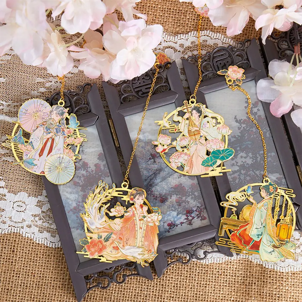 Antique Girl Chinese Style Bookmark Tassel Pendant Retro Book Clip Metal Pagination Mark Student Gift School Office Stationery
Antique Girl Chinese Style Bookmark Tassel Pendant Retro Book Clip Metal Pagination Mark Student Gift School Office Stationery