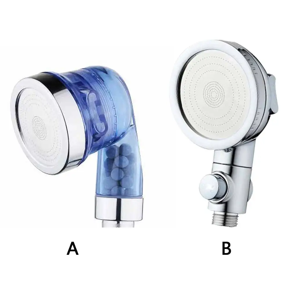 Bathroom Showerhead ABS Plastic Handheld Shower Head Bathing Sprayer with Holder Negative Ion 
Bathroom Showerhead ABS Plastic Handheld Shower Head Bathing Sprayer with Holder Negative Ion