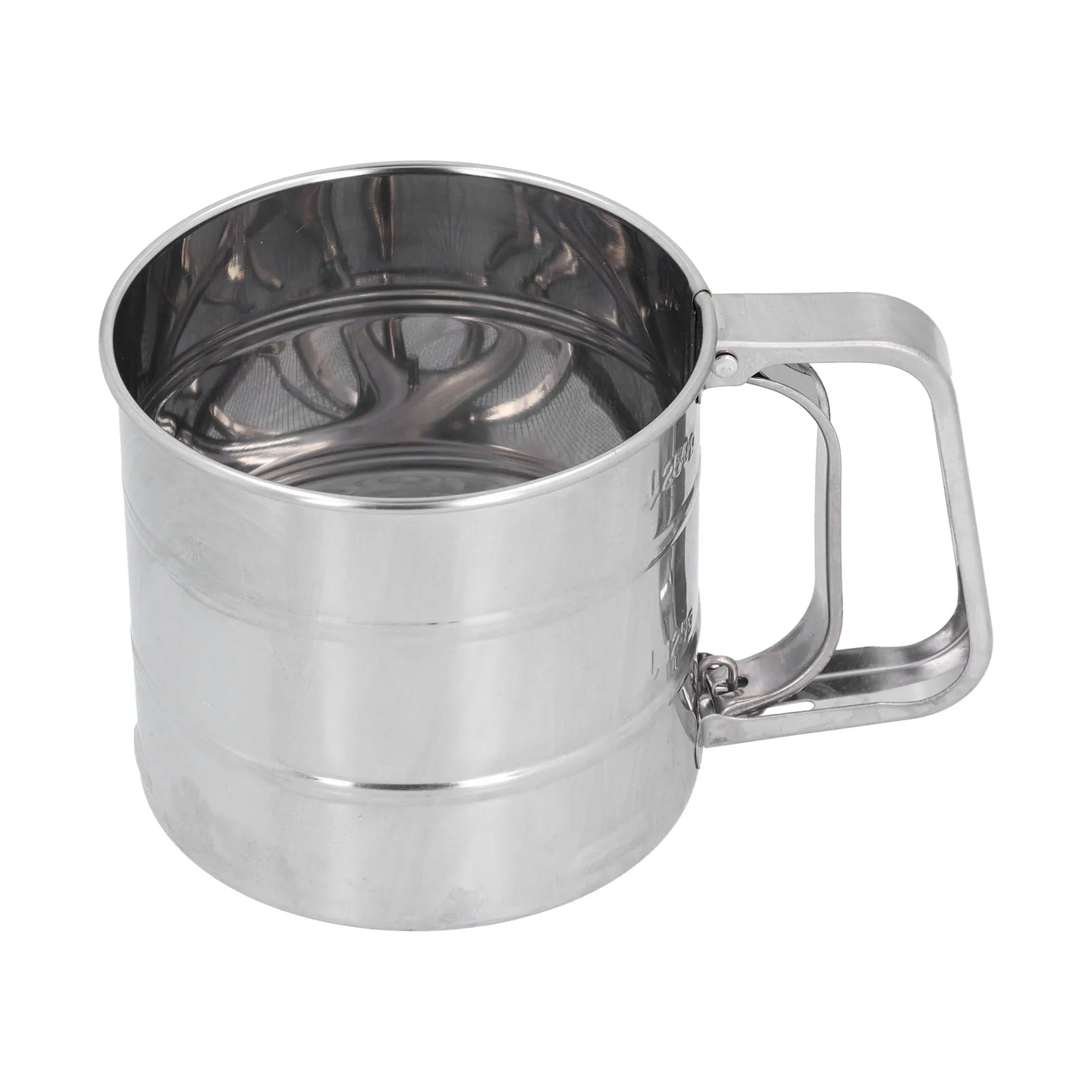 Stainless Steel Flour Sifter Baking Sugar Sifter Hand Crank Hand‑held Sifter Shaker Sieve Cup for Flour Icing Sugar
Stainless Steel Flour Sifter Baking Sugar Sifter Hand Crank Hand‑held Sifter Shaker Sieve Cup for Flour Icing Sugar
