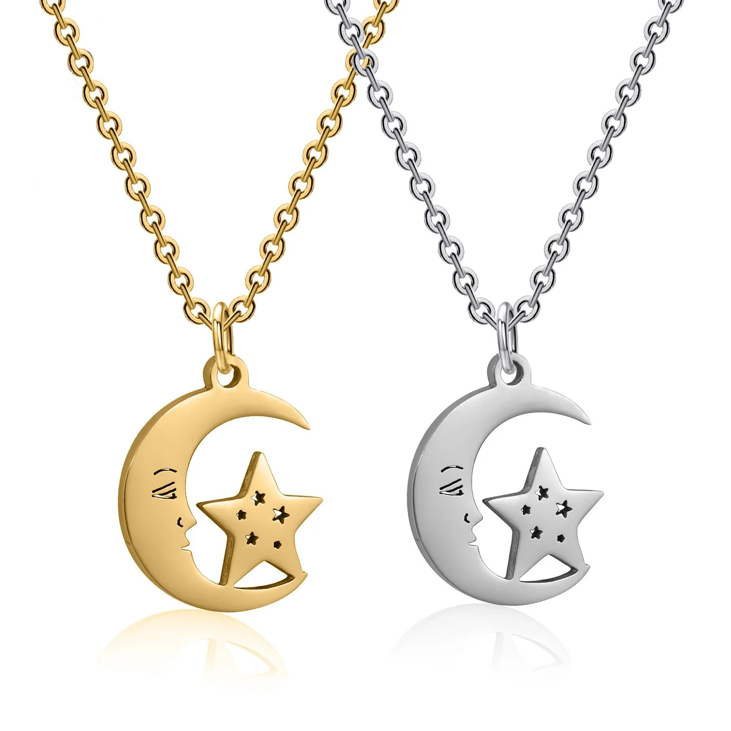 Creative Star Moon Element Pendant Necklace Women's Fashion Personalized Versatile Accessories Anniversary Birthday Gift
Creative Star Moon Element Pendant Necklace Women's Fashion Personalized Versatile Accessories Anniversary Birthday Gift