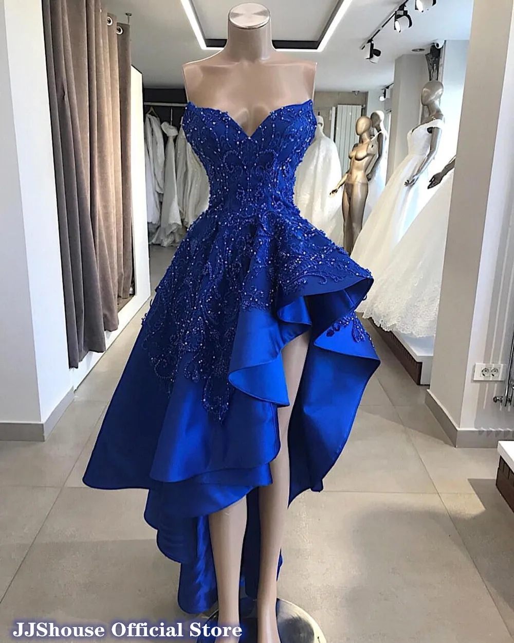Vintage Royal Blue Elegant Long Evening Dress 2022 Short High Low Prom Dresses Vestidos Mujer A Line Beaded Appliques Party Gown
Vintage Royal Blue Elegant Long Evening Dress 2022 Short High Low Prom Dresses Vestidos Mujer A Line Beaded Appliques Party Gown