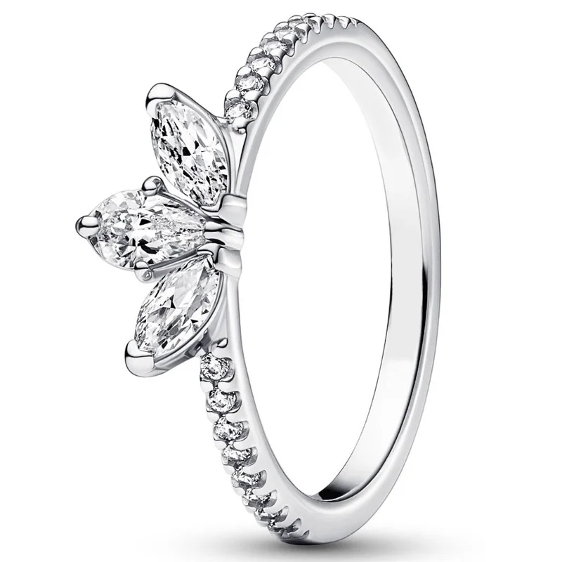 Original Sparkling Herbarium Cluster With Crystal Ring For Women 925 Sterling Silver Wedding Gift Fashion Jewelry
Original Sparkling Herbarium Cluster With Crystal Ring For Women 925 Sterling Silver Wedding Gift Fashion Jewelry
