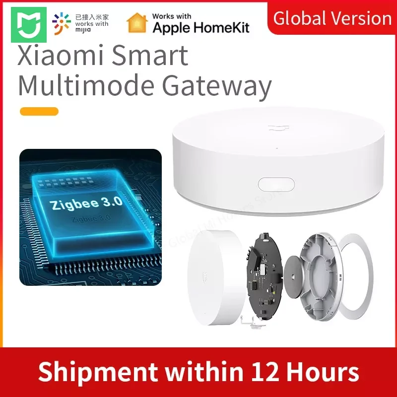 Global Smart Home Hub Multimode Gateway Zigbee 3.0 Wi-Fi Ble Mesh Hub Work with MIJIA APP Homekit Intelligent
Global Smart Home Hub Multimode Gateway Zigbee 3.0 Wi-Fi Ble Mesh Hub Work with MIJIA APP Homekit Intelligent