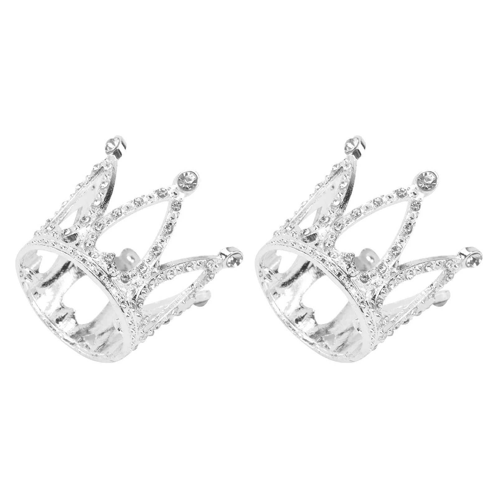 2 Pcs Cupcake Toppers Crystal Tiara Wedding Table Decor Mini Princess Nativity Ornaments Kids Small Diamond Decorations
2 Pcs Cupcake Toppers Crystal Tiara Wedding Table Decor Mini Princess Nativity Ornaments Kids Small Diamond Decorations