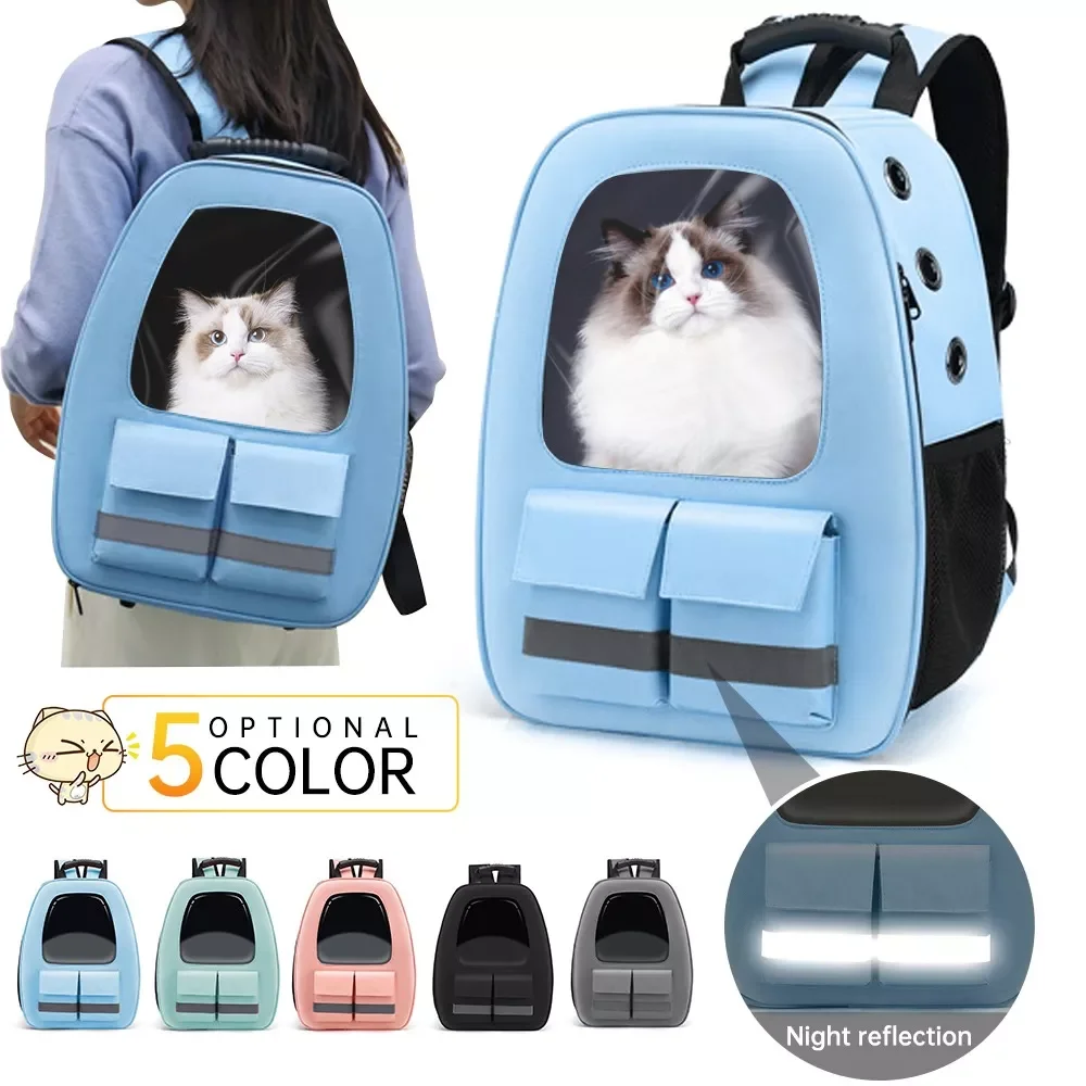 Reflective Cat Backpack Breathable Travel Pet Carrier Bag for Small Dog Cat Carring Transport with Safety Strap Pet Accessories
Reflective Cat Backpack Breathable Travel Pet Carrier Bag for Small Dog Cat Carring Transport with Safety Strap Pet Accessories