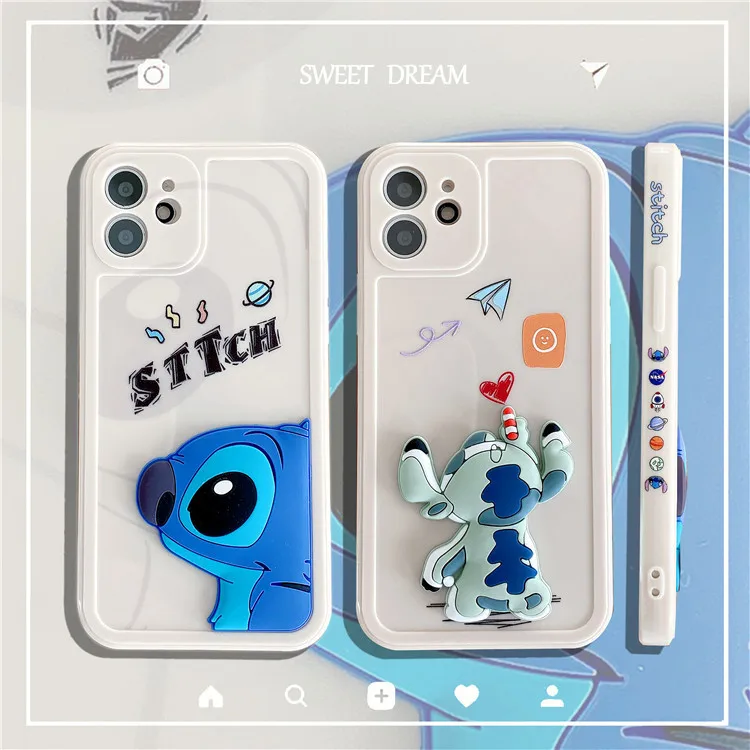 Disney 3D Cartoon Stitch Mobile Phone Case for iPhone 13 12 11 Pro Max Mini XR XS Plus Cute Couples Cell Phone Shell Back Covers
Disney 3D Cartoon Stitch Mobile Phone Case for iPhone 13 12 11 Pro Max Mini XR XS Plus Cute Couples Cell Phone Shell Back Covers