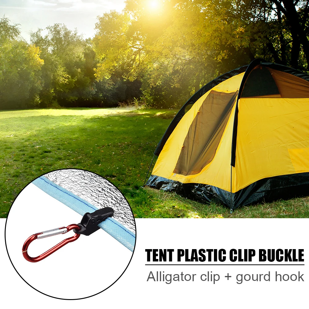 Waterproof Thumb Screw Tent Clamp Portable Outdoor Tarpaulin Tent Awning Canopy Fixing Clamp Grip with Carabiner
Waterproof Thumb Screw Tent Clamp Portable Outdoor Tarpaulin Tent Awning Canopy Fixing Clamp Grip with Carabiner