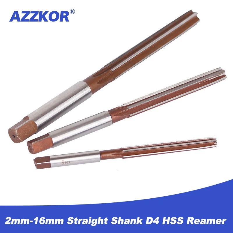 Резак для фрезы AZZKOR 2-16 мм, 6 канавок, быстрорежущая сталь