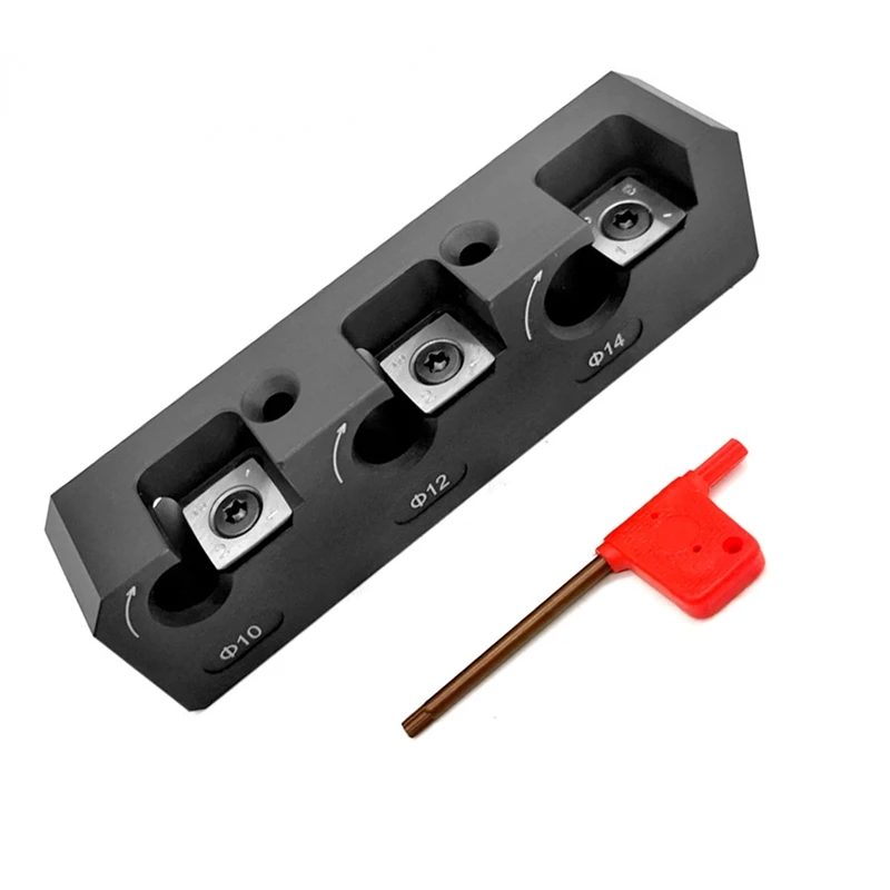 Dowel Maker 10Mm, 12Mm, 14Mm Electric Drill Milling Dowel Round Rod Auxiliary Tool With 4Pcs Carbide Blade
Dowel Maker 10Mm, 12Mm, 14Mm Electric Drill Milling Dowel Round Rod Auxiliary Tool With 4Pcs Carbide Blade