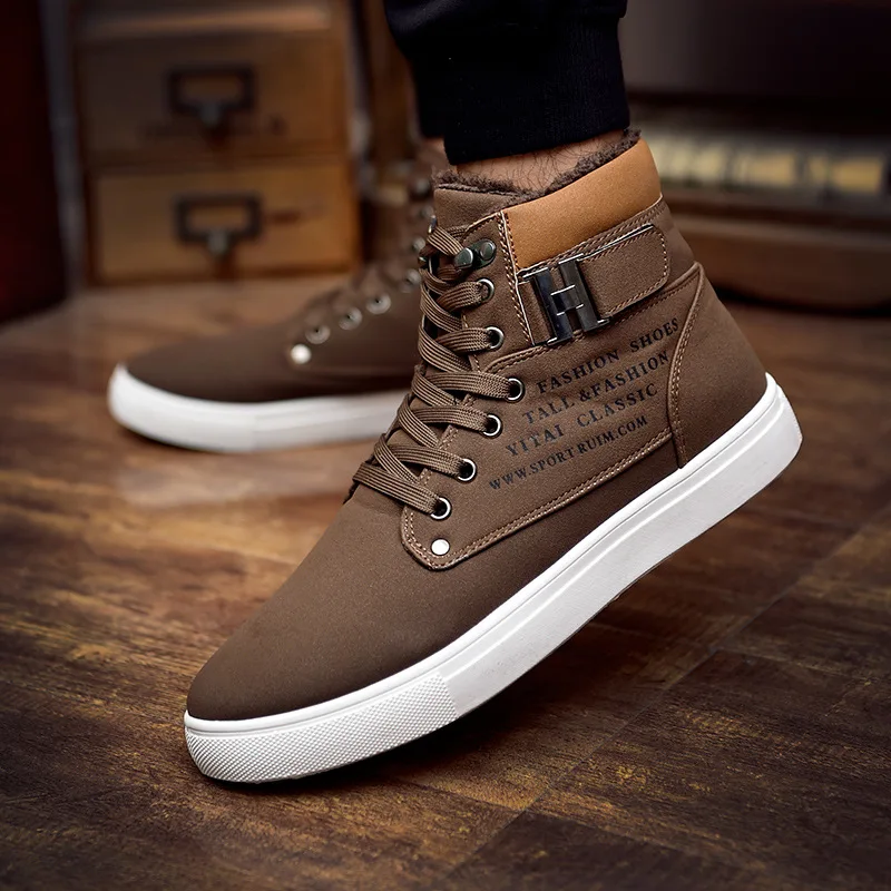 Ankle boots men snow boots winter warm Lace-up men shoes Nice Pop fashion flock plush winter boots men shoe plus size 39-47
Ankle boots men snow boots winter warm Lace-up men shoes Nice Pop fashion flock plush winter boots men shoe plus size 39-47