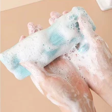 Thickened 6 Layer Foaming Soap Bag Foam Net Facial Cleanser Mesh Bag Shower Bubble Baby Bath Body Washing Cleaning Sponges