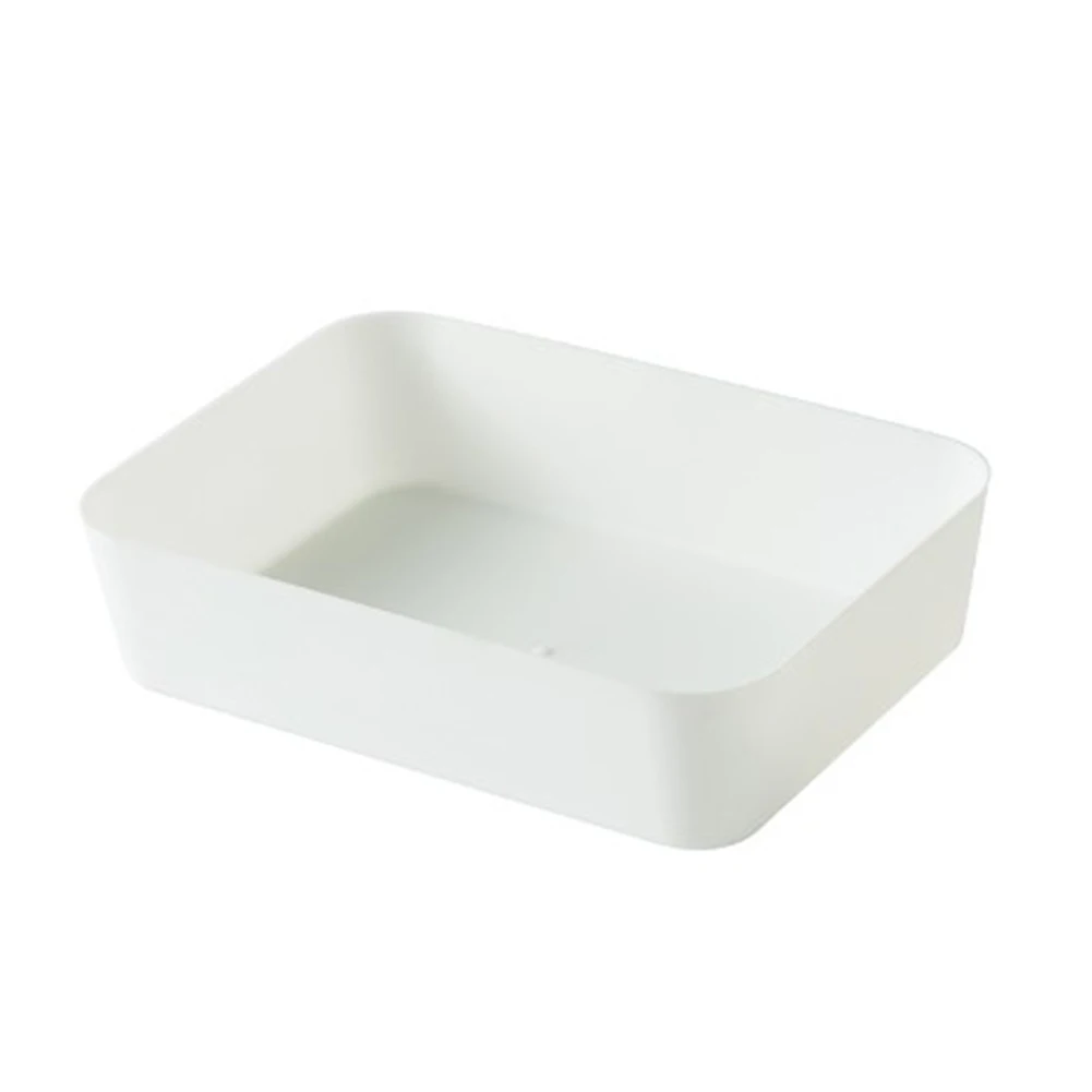 

Темно-синий ящик для хранения большой емкости маленькая коробка для хранения посуды более четкий ящик для классификации прочная кухня