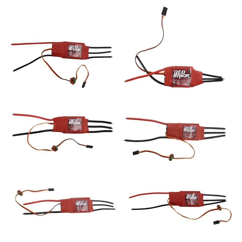 Red Brick Brushless ESC Electronic Speed Controller for FPV Multicopter RC Plane
Red Brick Brushless ESC Electronic Speed Controller for FPV Multicopter RC Plane