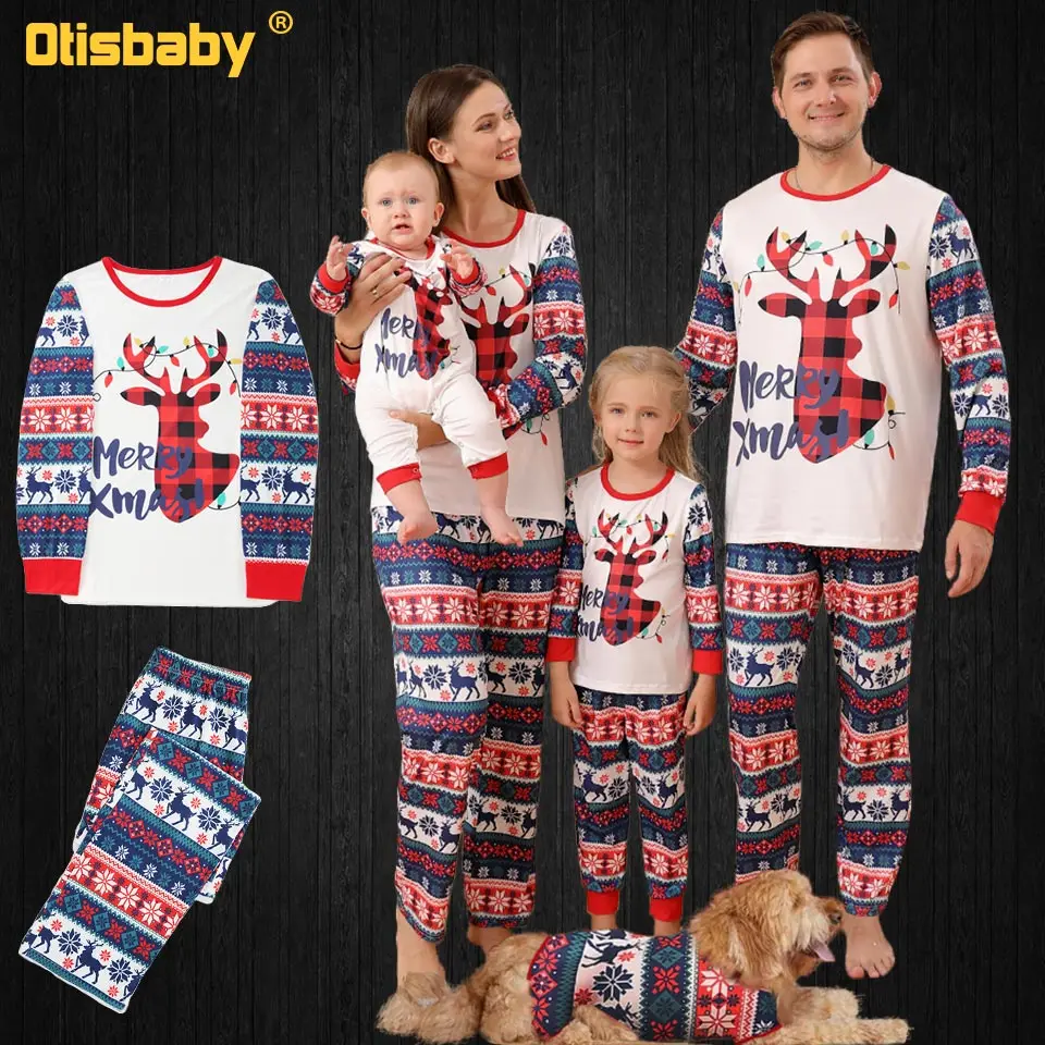 2022 New Family Christmas Pajamas Mother Daughter Father Son Elk Matching Outfits Women Men Pijama Fashion Sleepwear Baby Romper
2022 New Family Christmas Pajamas Mother Daughter Father Son Elk Matching Outfits Women Men Pijama Fashion Sleepwear Baby Romper