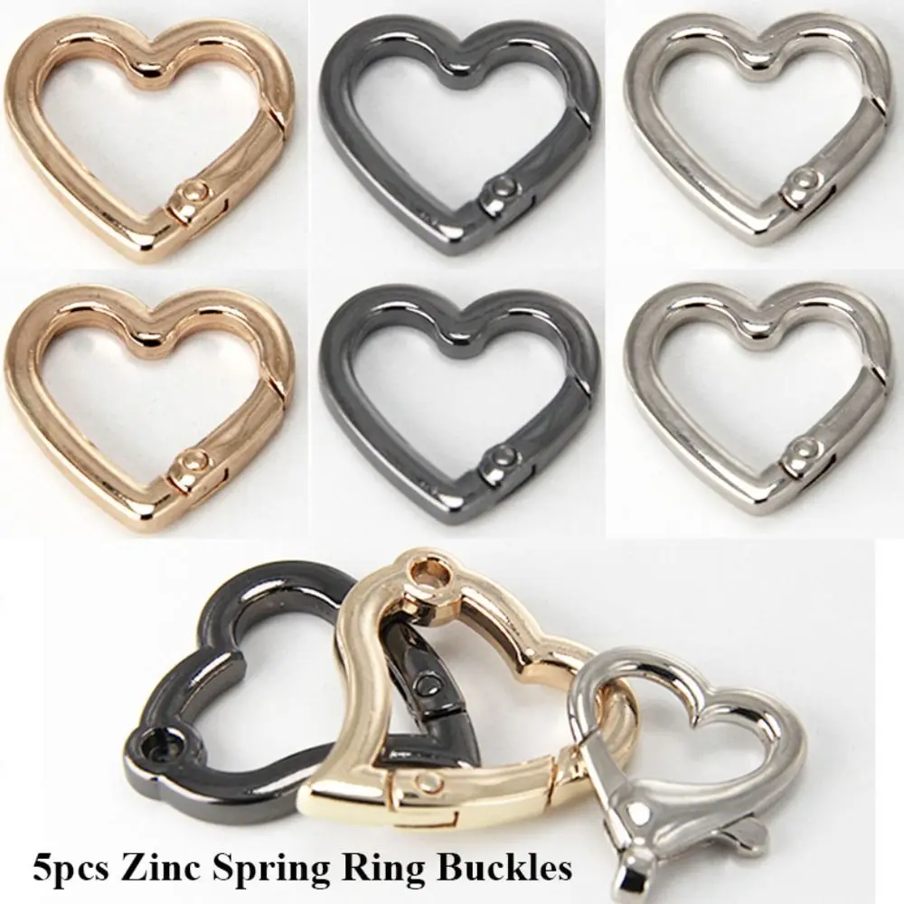 5pcs Black Carabiner Purses Handbags Silver Plated Gate Purses Handbags Carabiner Heart Push Trigger for Spring Ring Buckles
5pcs Black Carabiner Purses Handbags Silver Plated Gate Purses Handbags Carabiner Heart Push Trigger for Spring Ring Buckles