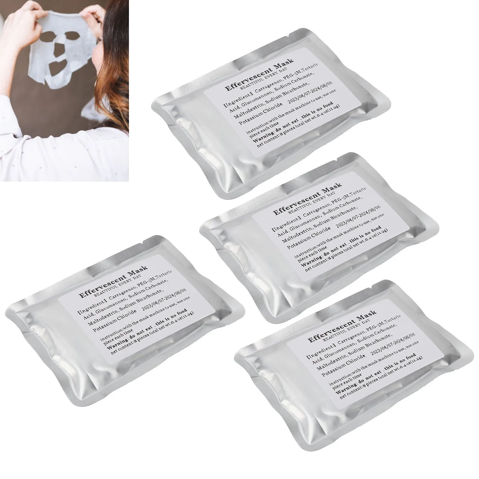 32pcs Collagen Mask Effervescent Tablets for Facial Mask Maker Machine for DIY Fruit Vegetable Collagen Mask Capsule
32pcs Collagen Mask Effervescent Tablets for Facial Mask Maker Machine for DIY Fruit Vegetable Collagen Mask Capsule