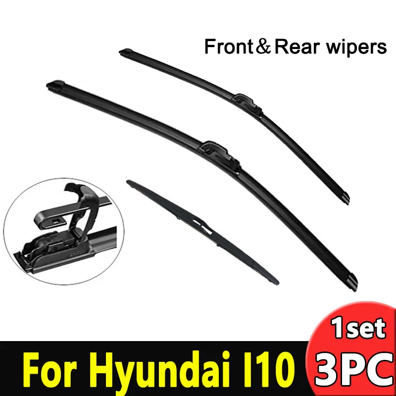 Wiper Front & Rear Wiper Blades Set Kit For Hyundai I10 MK 1 2007 - 2013 Windshield Windscreen Window Brushes 22"16"12"
Wiper Front & Rear Wiper Blades Set Kit For Hyundai I10 MK 1 2007 - 2013 Windshield Windscreen Window Brushes 22"16"12"