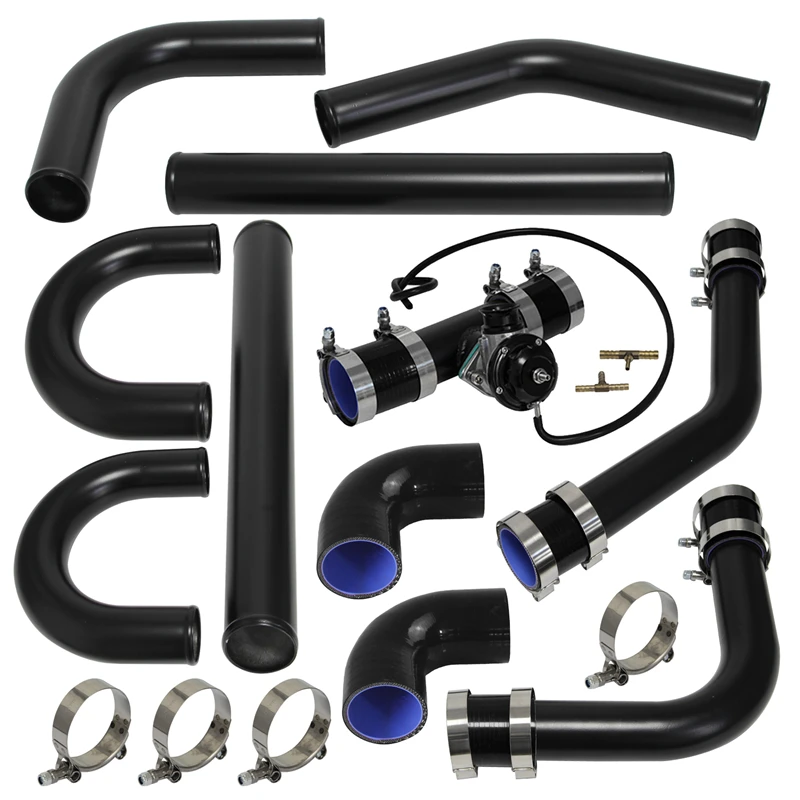 2.25" 57mm Universal Intercooler Pipe Piping Kit + BOV Turbo Blow Off Valve Kit Black
2.25" 57mm Universal Intercooler Pipe Piping Kit + BOV Turbo Blow Off Valve Kit Black