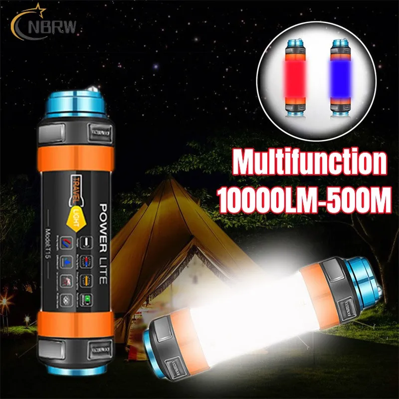 USB Rechargeable LED Flashlight Outdoor Lamps 6 Mode Camping Light Waterproof Multifunction Portable Emergency Survival Lights
USB Rechargeable LED Flashlight Outdoor Lamps 6 Mode Camping Light Waterproof Multifunction Portable Emergency Survival Lights