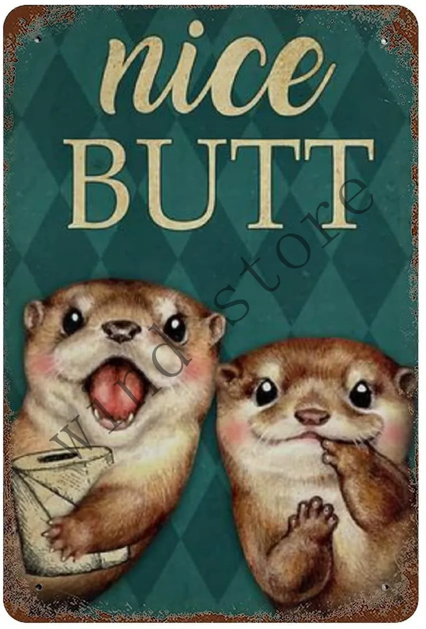 Metal Tin Sign, pet signs,Nice Butt-cute And Funny Animals Retro Poster Bar Tin Sign, Coffee, Garage, Man Cave Wall Decoration
Metal Tin Sign, pet signs,Nice Butt-cute And Funny Animals Retro Poster Bar Tin Sign, Coffee, Garage, Man Cave Wall Decoration