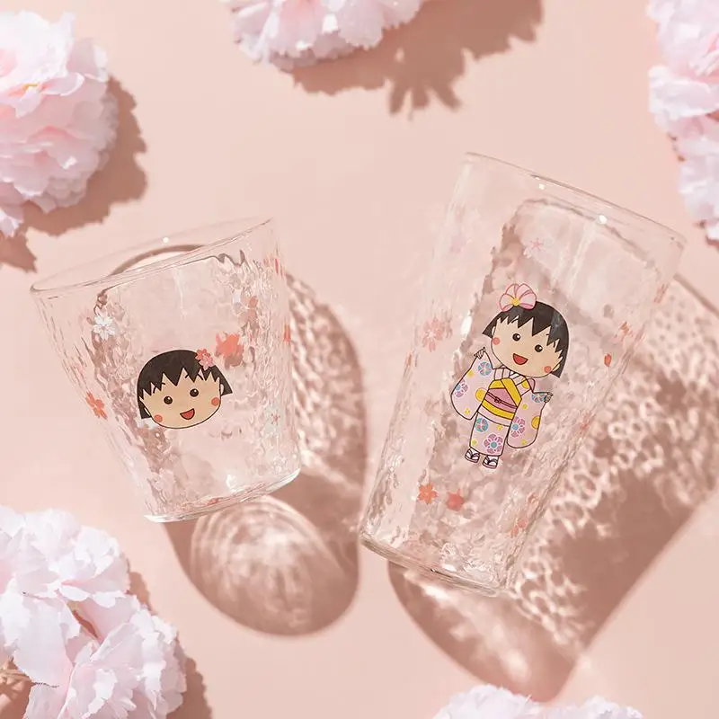 Chibi Maruko-Chan Hammer Glass Female Kawaii Cartoon Cup Set Transparent Cup Household Cherry Blossom Powder Series
Chibi Maruko-Chan Hammer Glass Female Kawaii Cartoon Cup Set Transparent Cup Household Cherry Blossom Powder Series