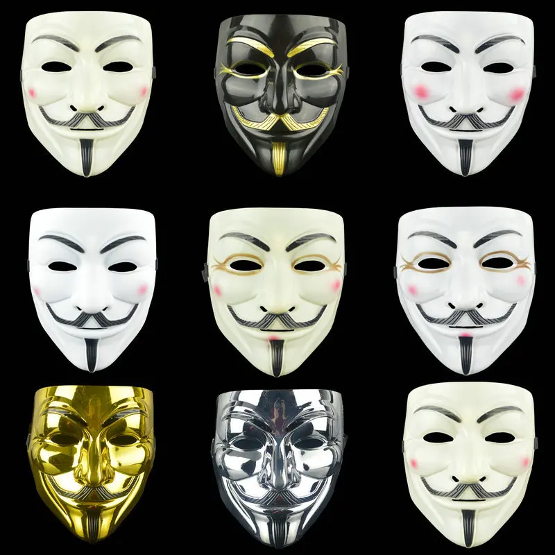 Halloween Horror Ghost Face Mask V for Vendetta Mask V Monster Mask Full Face Men's Mask Movie Mask Cosplay Prop
Halloween Horror Ghost Face Mask V for Vendetta Mask V Monster Mask Full Face Men's Mask Movie Mask Cosplay Prop