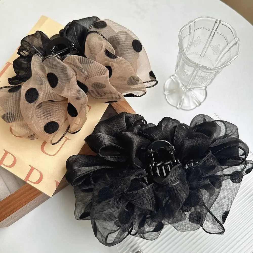 Mesh Patchwork Bow Hair Clips Women Dot Fluffy Net Yarn Hairpins Girls Multi-Layer Double-sided Bowknot Spring Clip 
Mesh Patchwork Bow Hair Clips Women Dot Fluffy Net Yarn Hairpins Girls Multi-Layer Double-sided Bowknot Spring Clip