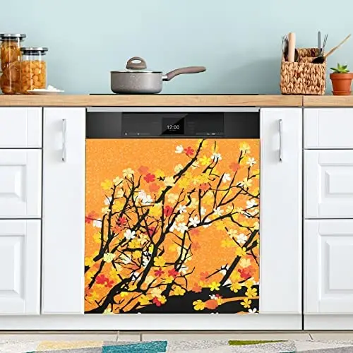 Front Dishwasher Magnet Sticker Cover Decorative Appliances Stickers Fall Autumn Orange Painting Refrigerator Skins Dishwasher P
Front Dishwasher Magnet Sticker Cover Decorative Appliances Stickers Fall Autumn Orange Painting Refrigerator Skins Dishwasher P