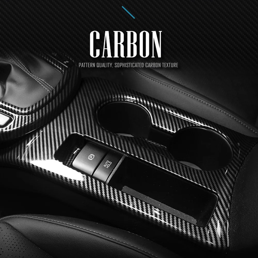 Carbon Fiber Style Central Console Water Cup Holder Cover Trim 1PCS For Kia Seltos 2019 2020 2021 Interior
Carbon Fiber Style Central Console Water Cup Holder Cover Trim 1PCS For Kia Seltos 2019 2020 2021 Interior