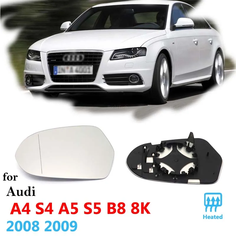 Wide angle Rear View Mirror Glass for Audi A4 S4 A5 S5 B8 8K 2008 2009 A8 S8 D3 Q3 SQ3 A3 8P Car Heating Side Wing Replacement
Wide angle Rear View Mirror Glass for Audi A4 S4 A5 S5 B8 8K 2008 2009 A8 S8 D3 Q3 SQ3 A3 8P Car Heating Side Wing Replacement