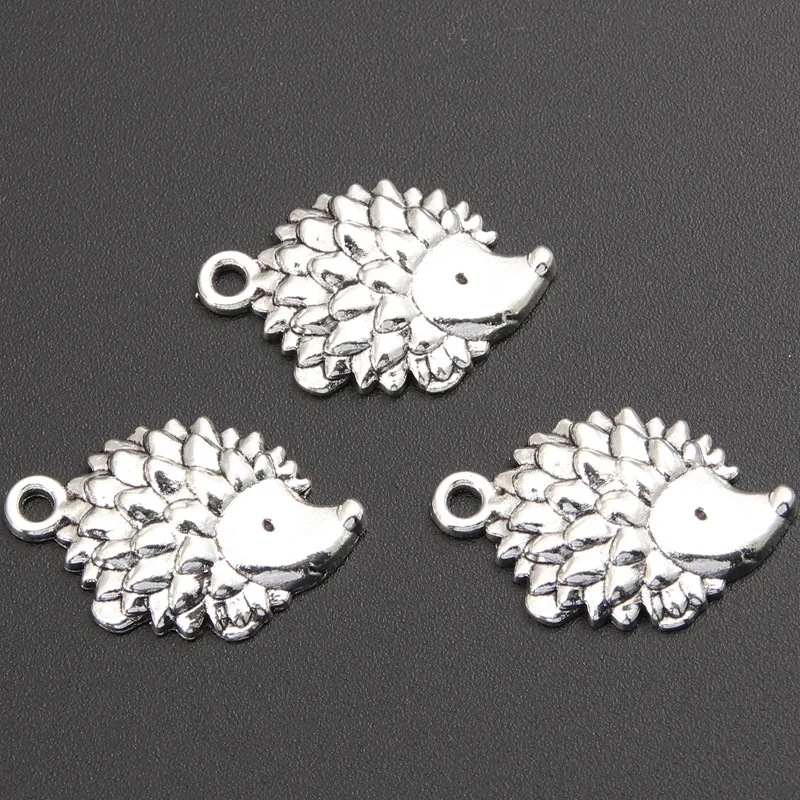30pcs Silver Color 22x14mm Hedgehog Charms Animal Pendant Fit Necklaces DIY Handmade Jewelry Making Metal Alloy Finding Supplies
30pcs Silver Color 22x14mm Hedgehog Charms Animal Pendant Fit Necklaces DIY Handmade Jewelry Making Metal Alloy Finding Supplies