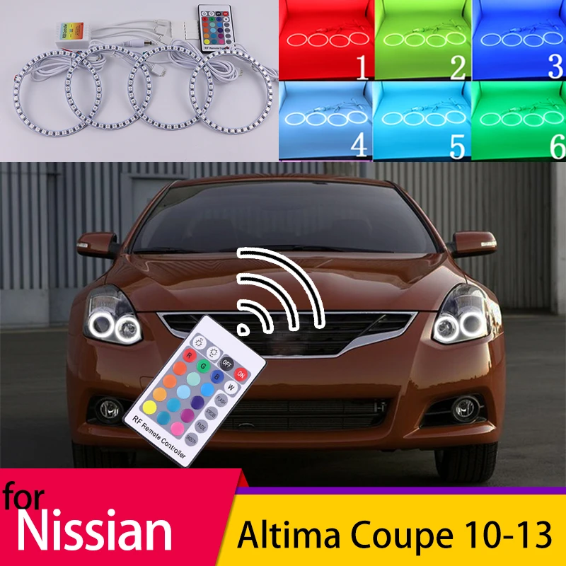 RGB multi-color Remote Control Halo Ring Angel Eyes LED Headlight Light Rings for Nissan Altima Coupe 2010-2013 Accessories
RGB multi-color Remote Control Halo Ring Angel Eyes LED Headlight Light Rings for Nissan Altima Coupe 2010-2013 Accessories