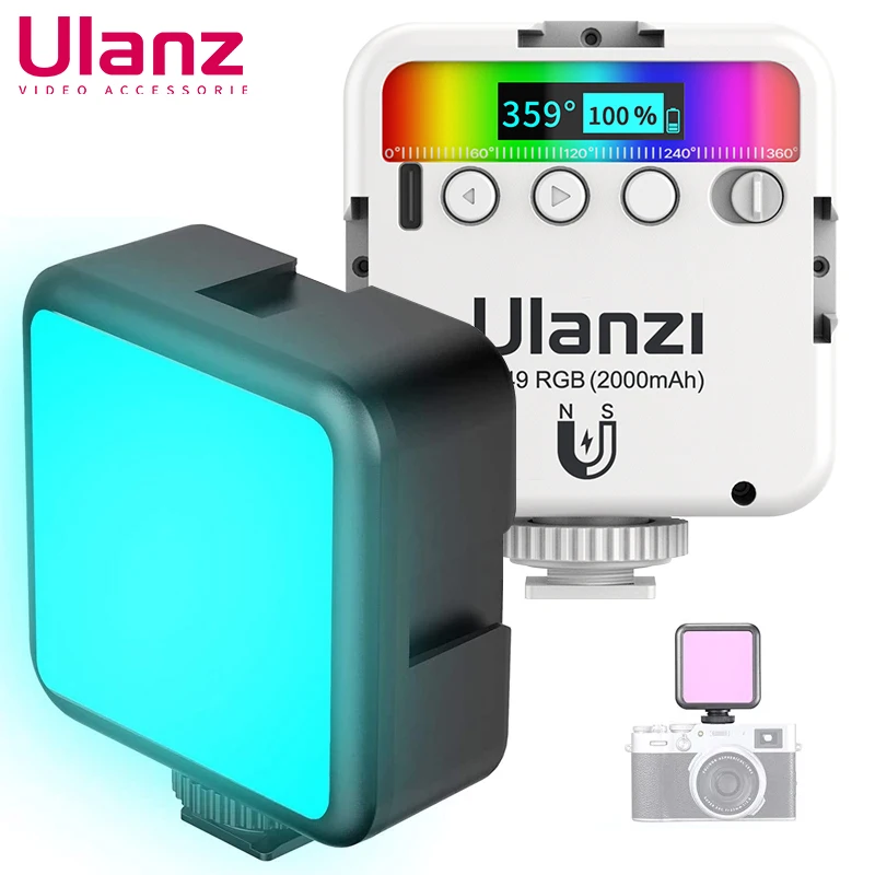 Ulanzi VL49RGB мини видеосвет свет для видео цифровая зеркальная dslr камера Телефон смартфона светодиоды освещение светодиодный светильнк видео с...
Ulanzi VL49RGB мини видеосвет свет для видео цифровая зеркальная dslr камера Телефон смартфона светодиоды освещение светодиодный светильнк видео с...